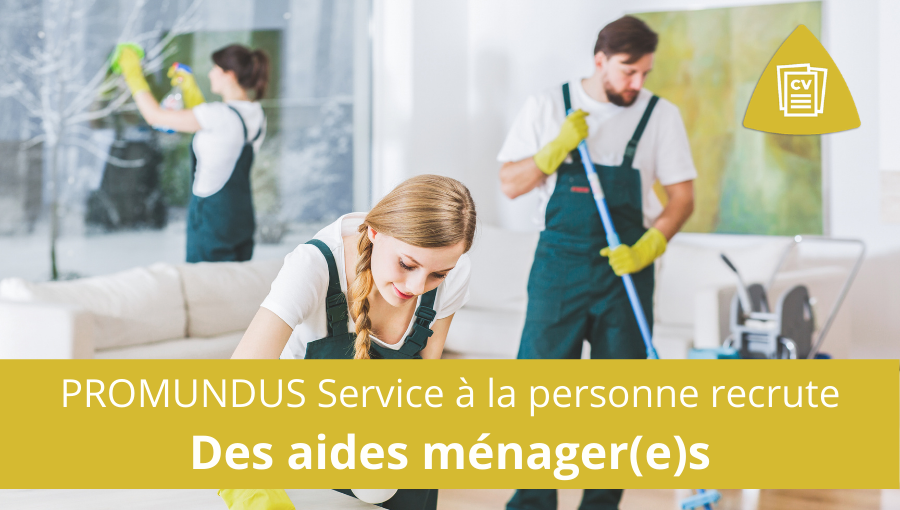 PROMUNDUS Service à la personne recrute